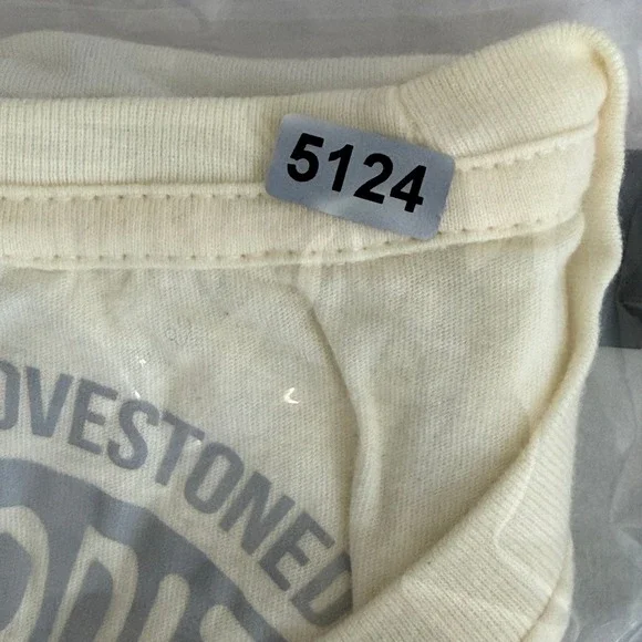 Sugarhigh Lovestoned David‎ Bowie Life on Mars 71 Cream Graphic T Shirt Small